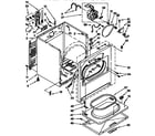 Kenmore 11096572800 cabinet parts diagram