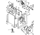 Kenmore 11096529100 cabinet parts diagram