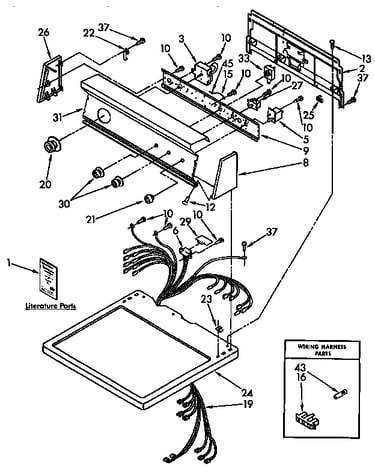 Top and console parts