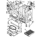 Kenmore 11096590100 cabinet parts diagram
