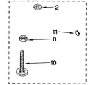 Kenmore 11092591200 miscellaneous parts diagram