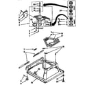 Kenmore 11092591200 machine base parts diagram