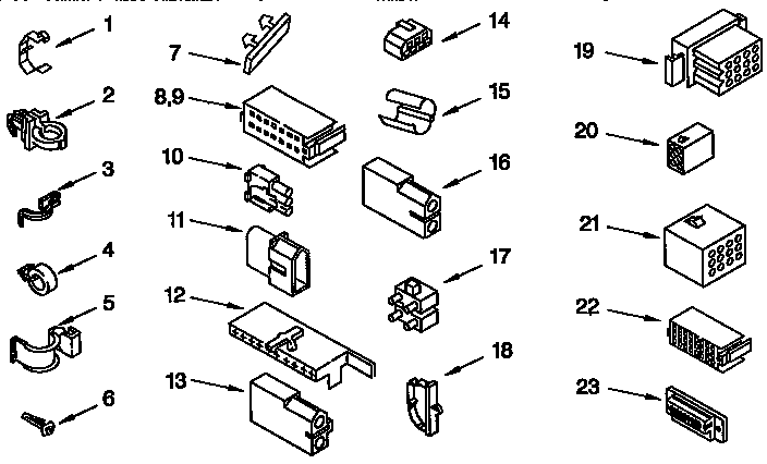 Wiring harness parts
