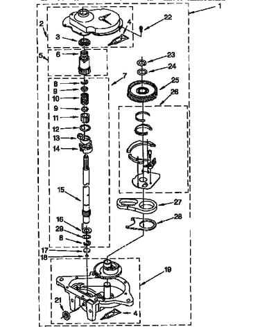 Gearcase parts