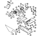 Kenmore 41799390810 blower and base diagram