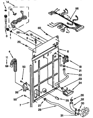 Rear panel parts