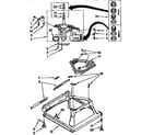Kenmore 11091564100 machine base parts diagram