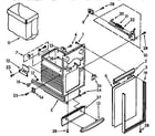 Kenmore 6651350193 container parts diagram