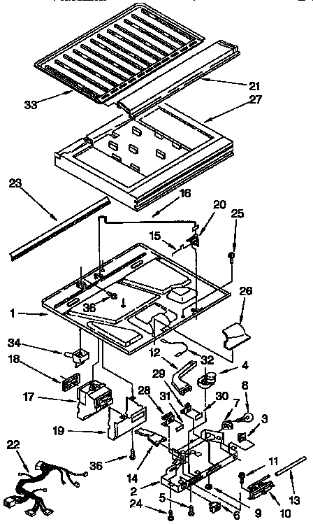 COMPARTMENT SEPARATOR PARTS