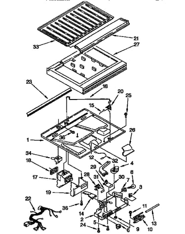 Compartment separator parts