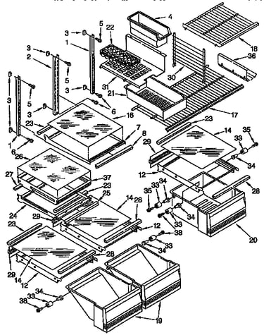 Shelf parts