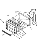 Freezer door parts