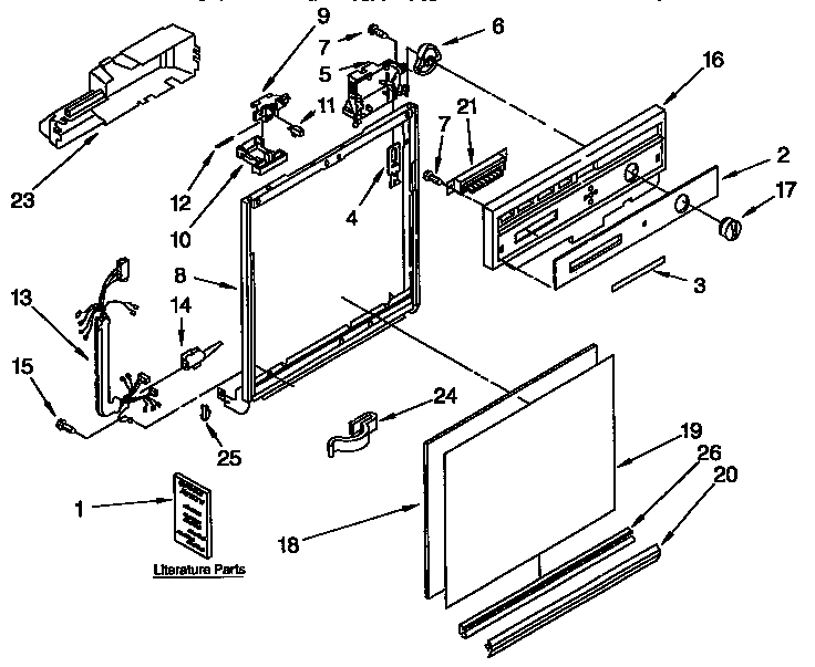 Frame and console parts