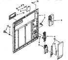 Kenmore 6651564990 inner door parts diagram