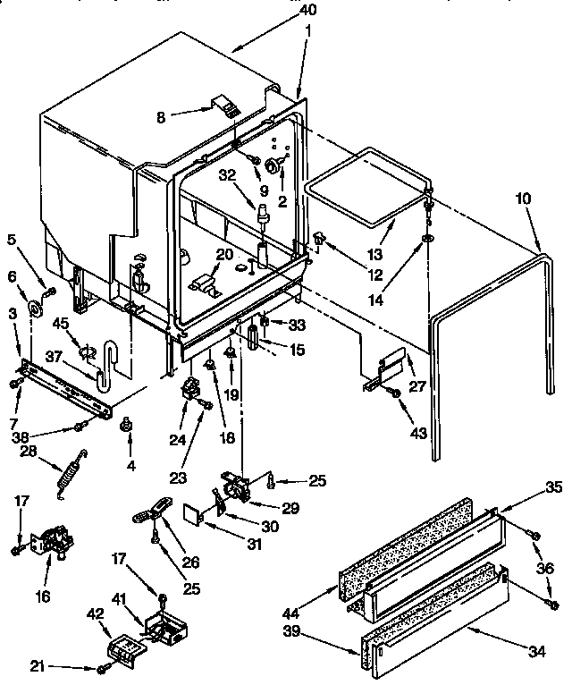 Tub assembly parts