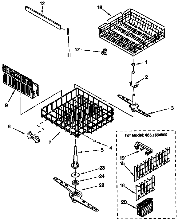 Dishrack parts