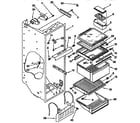 Kenmore 1069542980 refrigerator liner parts diagram