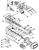 Motor and ice container parts