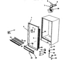 Kenmore 2539234113 cabinet parts diagram