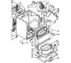 Kenmore 11096577400 cabinet parts diagram