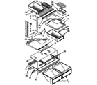 Kenmore 1069732682 shelf parts diagram