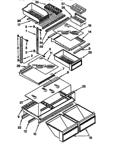 Shelf parts