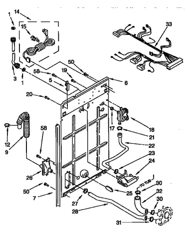 Rear panel parts