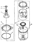 Agitator, basket and tub parts