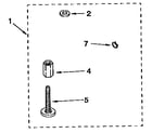 Kenmore 11091551200 miscellaneous parts diagram