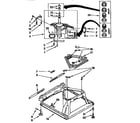 Kenmore 11091551200 machine base parts diagram