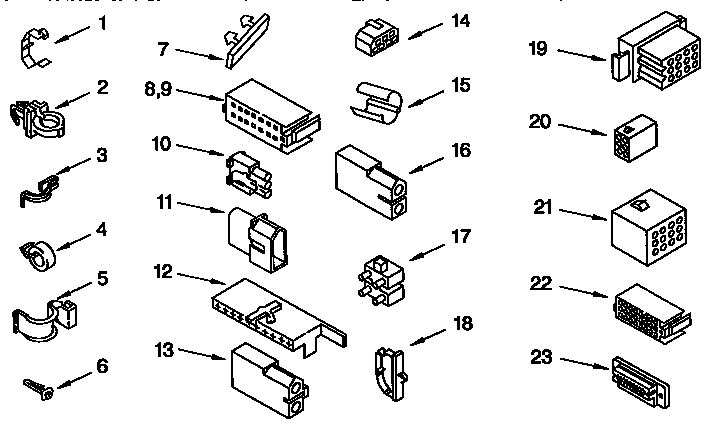 Wiring harness parts