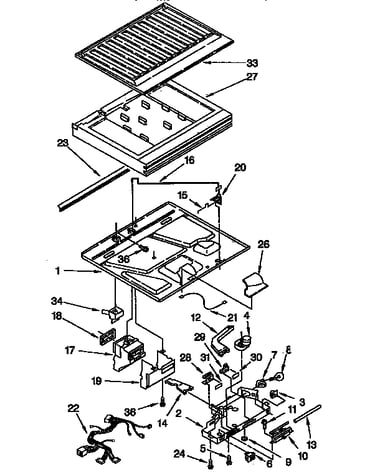 Compartment separator parts
