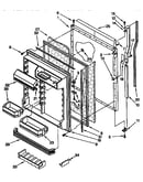 Refrigerator door parts