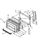 Freezer door parts