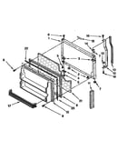 Freezer door parts