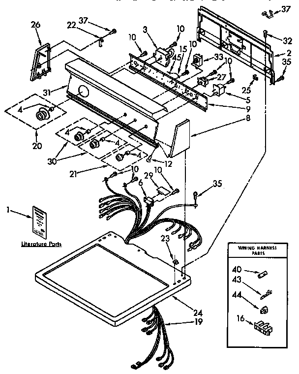 Top and console parts
