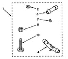 Kenmore 11092579800 miscellaneous parts diagram
