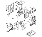 Kenmore 1069710534 air flow and control parts diagram