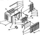 Kenmore 1069710534 cabinet parts diagram