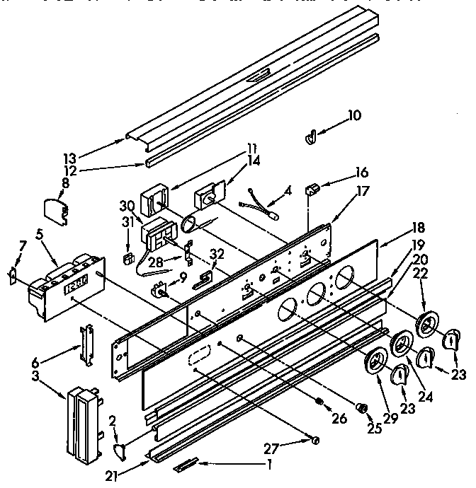 Control panel parts