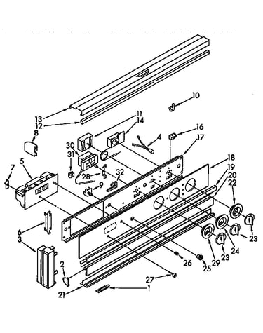 Control panel parts