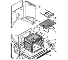 Kenmore 6654428916 lower oven parts diagram