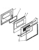Lower oven door