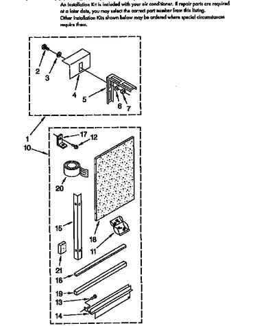 Installation parts