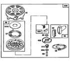 Briggs & Stratton 124702-0207-01 rewind starter diagram