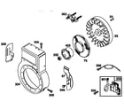 Briggs & Stratton 135212-0164-01 flywheel assembly diagram