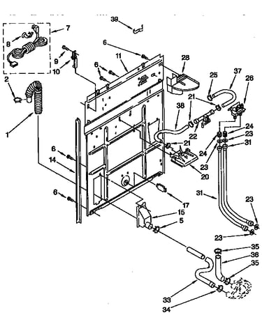 Rear panel parts