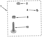 Kenmore 11092584800 miscellaneous parts diagram