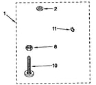 Kenmore 11092529100 miscellaneous parts diagram