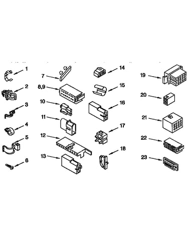 Wiring harness parts